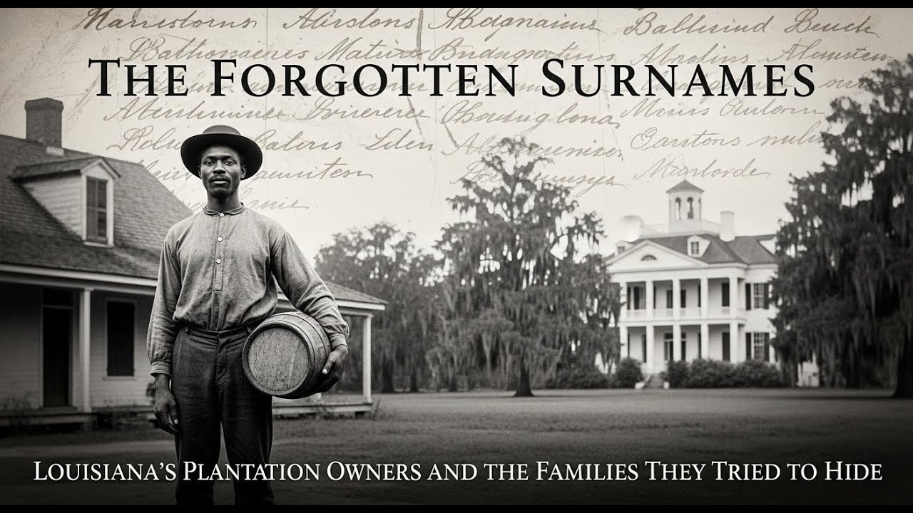 The Forgotten Surnames-Louisiana’s Plantation Owners and the Families They Tried to Hide