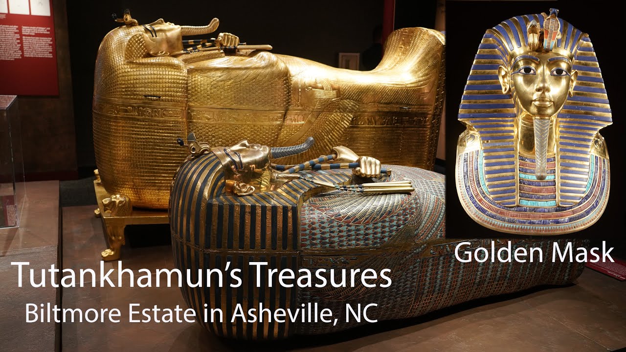 Tutankhamun's treasures at Biltmore Estate in 4k