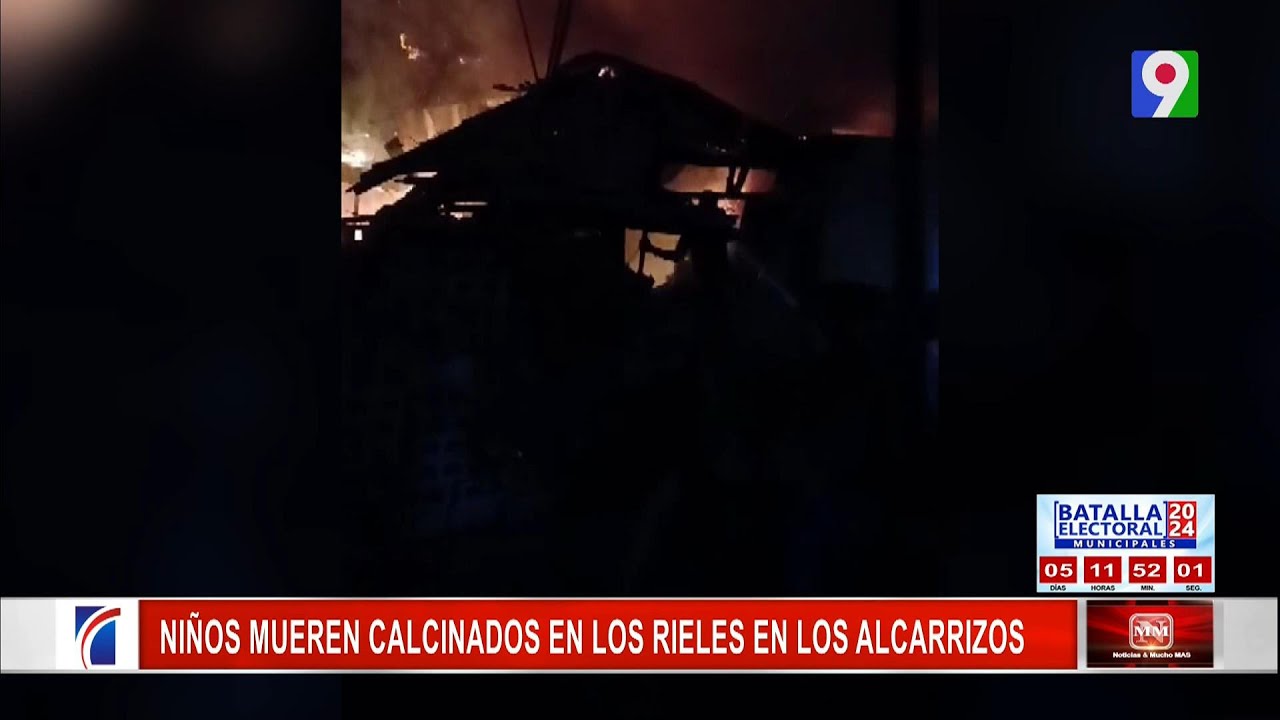 Dos niños mueren en incendio en el barrio Los Rieles| Noticias & Mucho MAS
