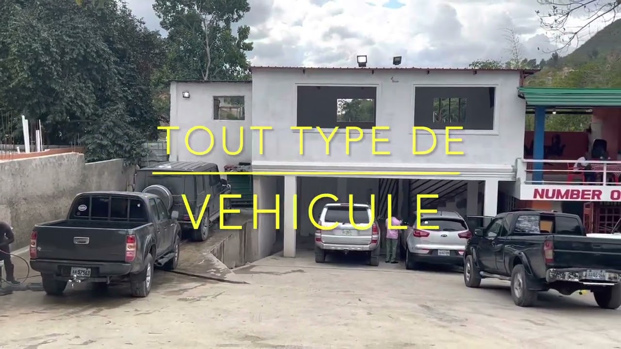 Number One car wash in Haiti