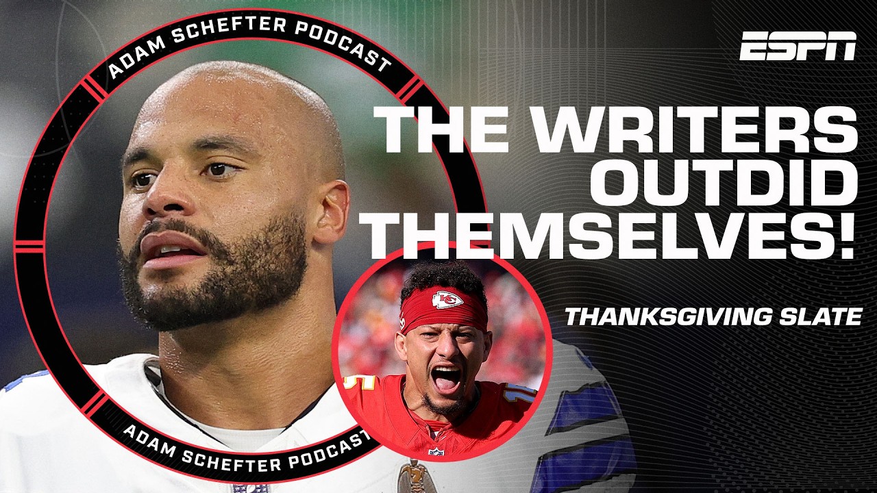 НЕВЕРОЯТНОЕ расписание выходных в честь Дня благодарения от НФЛ 👀 🦃 | Подкаст Адама Шефтера