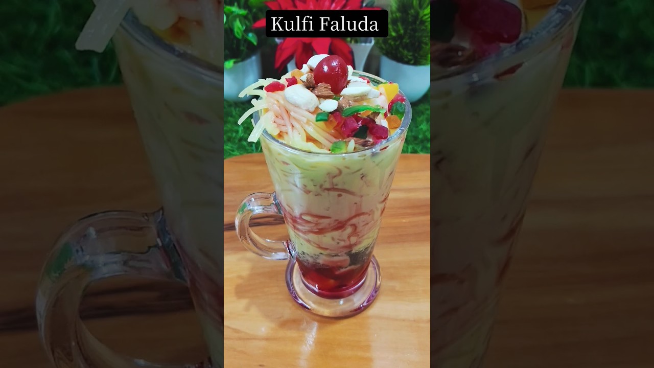 Kulfi Falooda Recipe #shortsfeed #kulfifalooda #shorts #crispyfoodkitchen