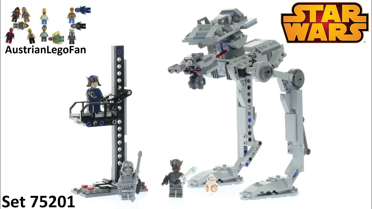 Lego Star Wars 75201 First Order AT-ST - Lego Speed Build Review