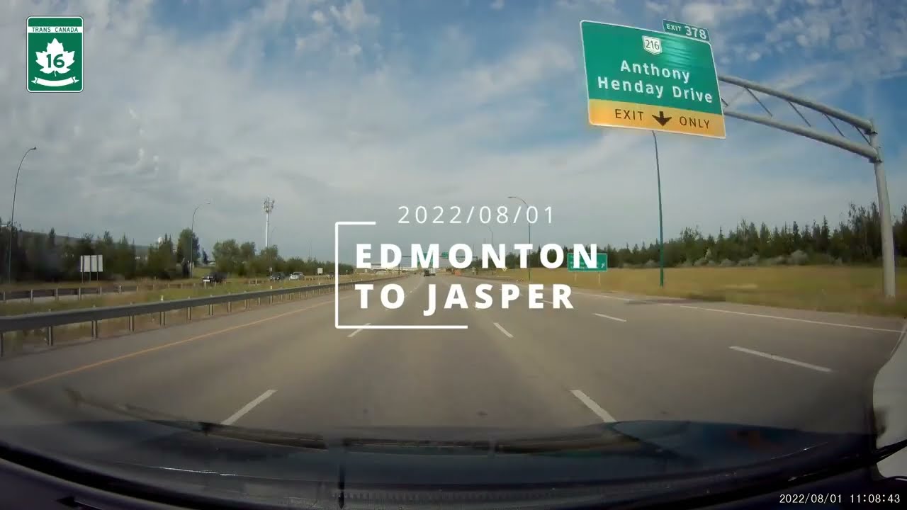 Edmonton to Jasper Drive 2022