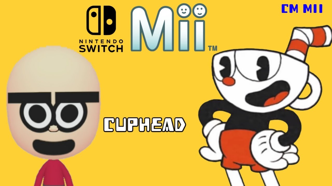 Creador Mii: Como crear a Cuphead