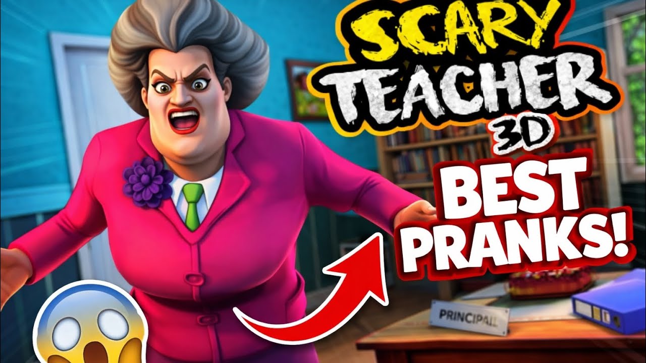 I REVENGE TO MY DANGEROUS TEACHER|SCARY TEACHER 3D                           