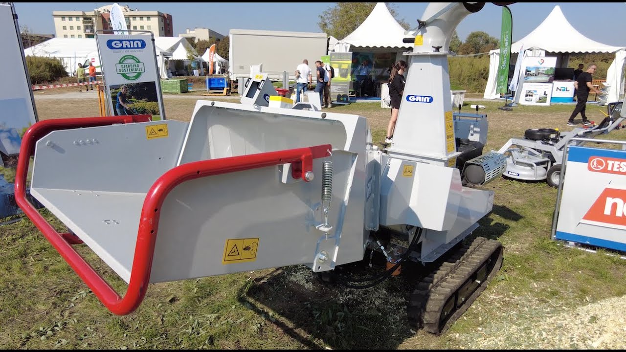 Cippatore CINGOLATO Grin (diametro cippatura12 CM)