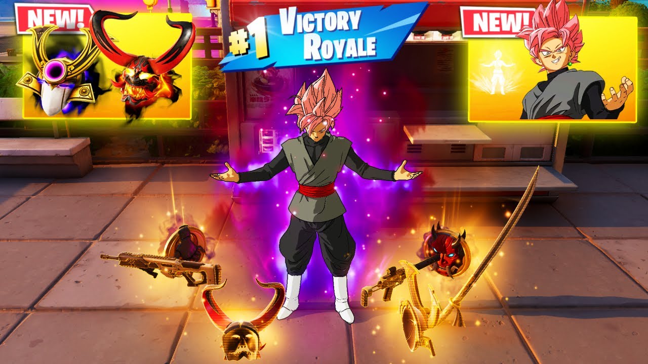 GOKU BLACK vs NEW 3 MEDALLIONS & MYTHIC’S CHALLENGE ( NEW! FORTNITE CHAPTER 6 )