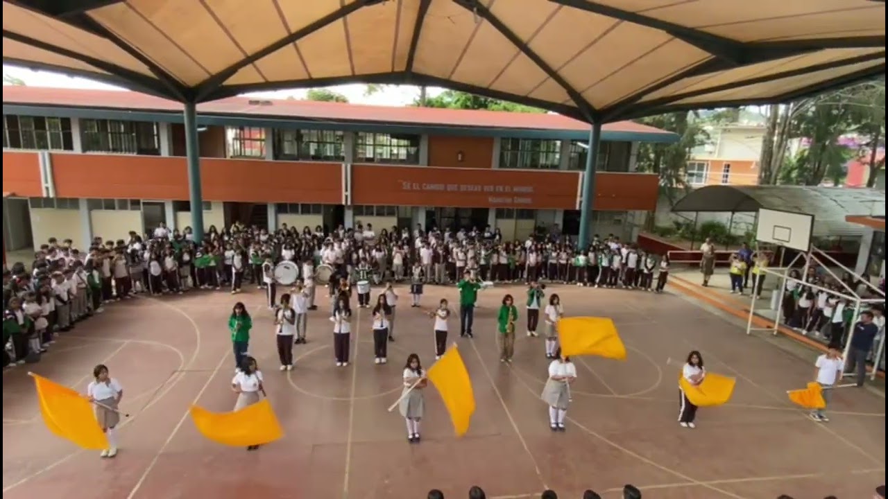 Guerreros Halcón MarchingBand - Presentación frente al alumnado 09/SEP/025