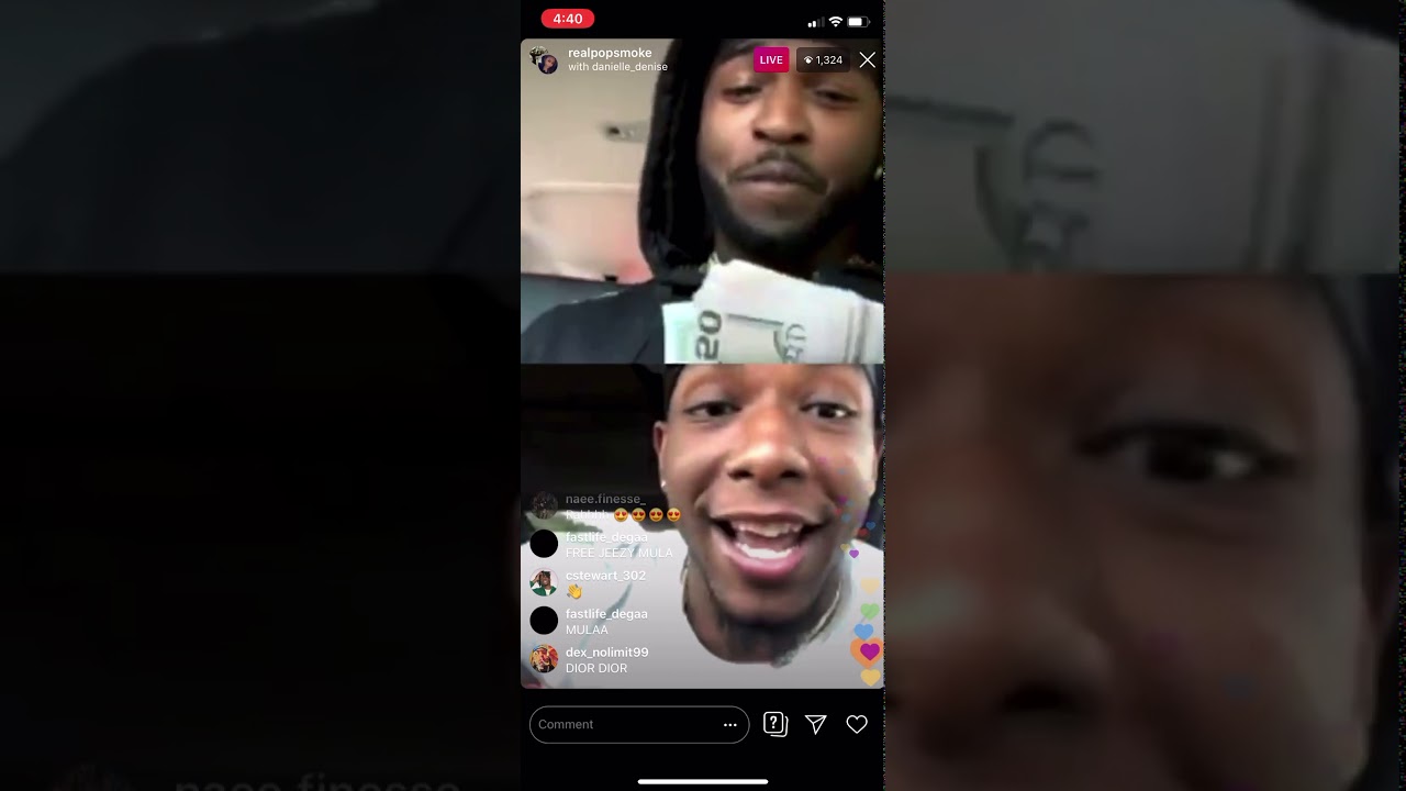Pop Smoke Goes on live with Rah Swish ,Speaks on Snatched Chain situation, Meet The Woo Vol.2 & more