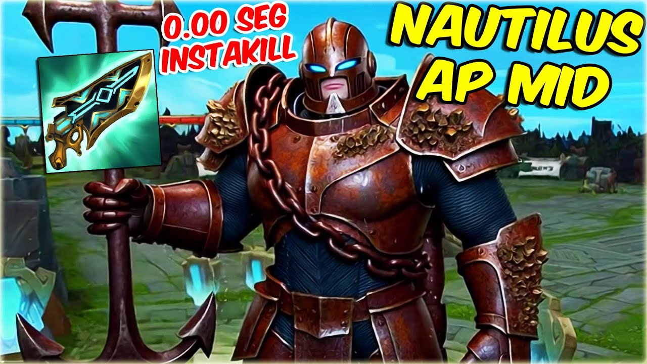 O MID INIMIGO NÃO CONSEGUIA JOGAR 😱 | NAUTILUS AP MID 0.00s INSTAKILL