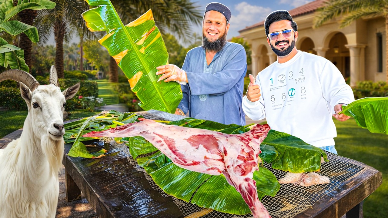 Full Bakra Omani Traditional Style Main Banaya | Arab Traditional Food | Oman Muscat