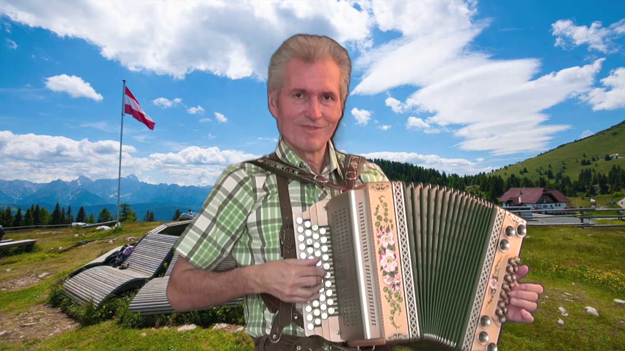 Kärntnerlieder Marsch auf der Steirischen von Gottfried Kletzmair ( G-C-F-B )