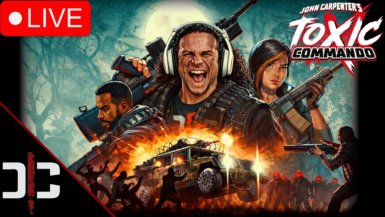 🔴LIVE - We Ending This INSANE Co-op Zombie Shooter - John Carpenter's Toxic Commando
