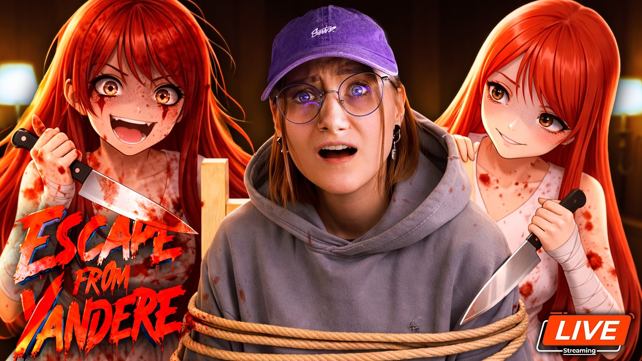 ОТ ЛЮБВИ ДО НЕНАВИСТИ ОДНА ЯНДЕРА &bull; Escape From Yandere &bull; СТРИМ #30