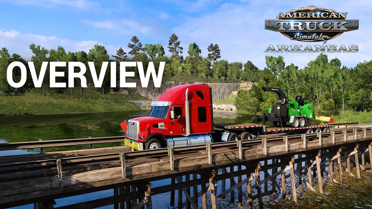 ATS Arkansas DLC Map Overview | American Truck Simulator