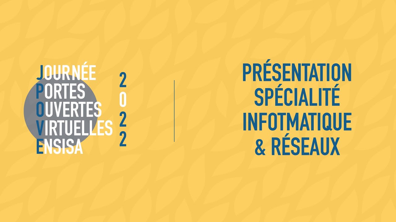 JPO 2022 - présentation de la spécialité informatique & réseaux 💻