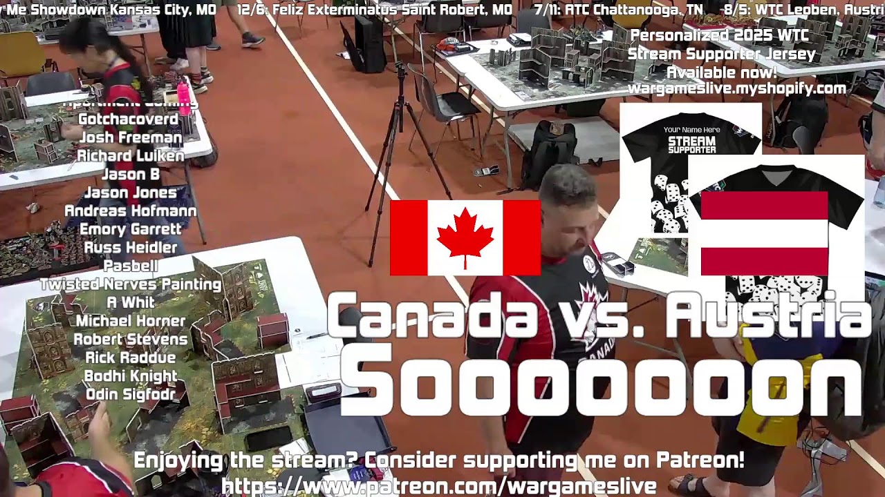 WTC Warhammer 40k Teams Tournament Round 3 - Canada vs. Austria