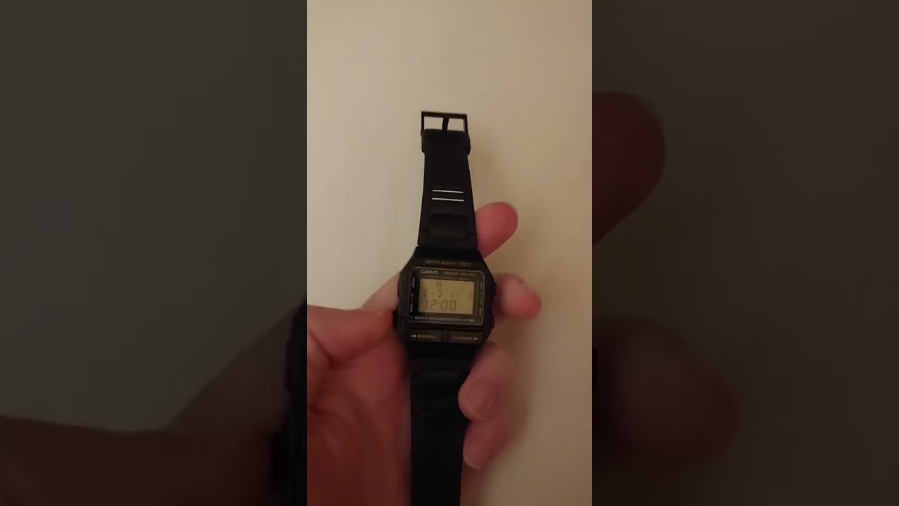 CASIO DB-150 DATA BANK watch from 1996  #casio