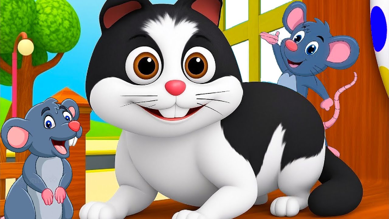 Billi Karti Meow Meow | म्याऊ म्याऊ | Meow Meow | Hindi Rhymes For Kids - Cutie Pie Rhymes