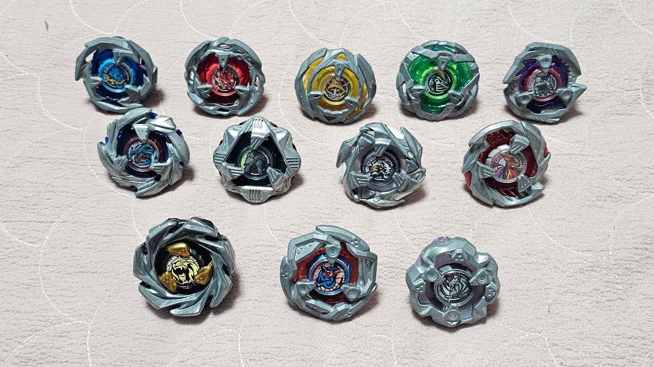 BEYBLADE_X 베이블레이드엑스 페르소나 팀 + 펜드래곤 팀 오리지널베이 9종류 VS 쥬가닉 팀 3종류 배틀 리뷰 1부