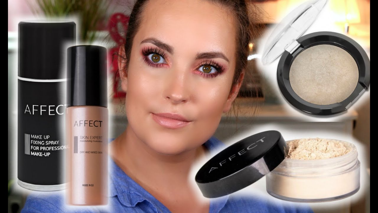 NOWOŚCI Affect - podkład, puder, rozświetlacz i utrwalacz - TEST całodniowy