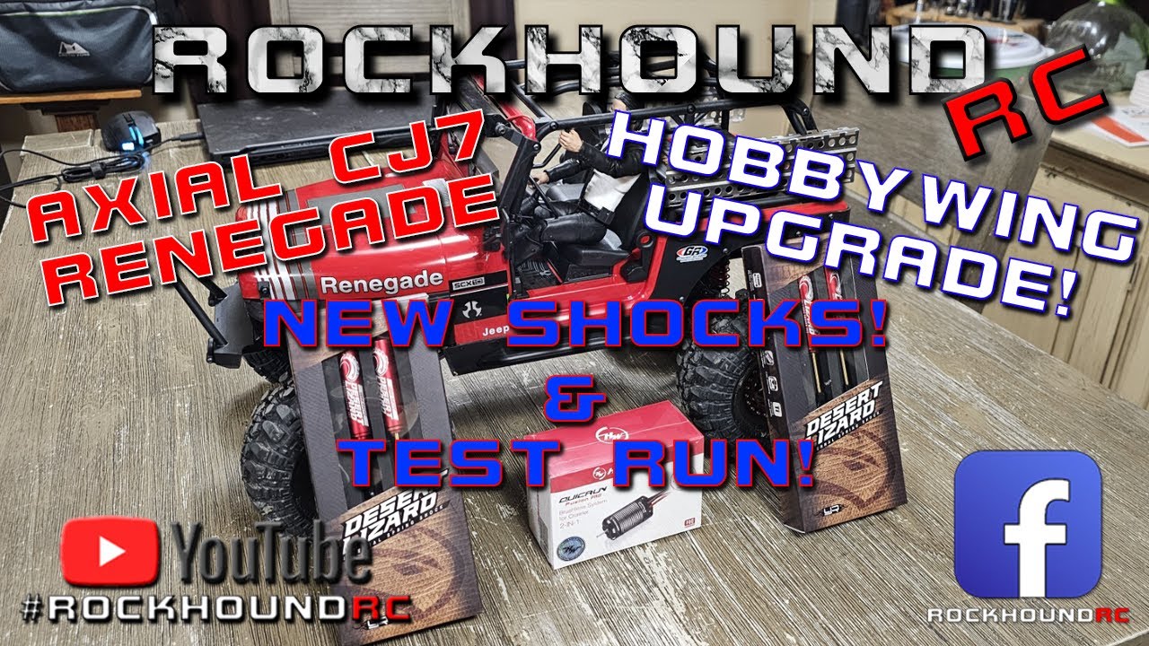 Rockhound RC Adventures: New mods for the AXIAL SCX10 Jeep Renegade! #rcrockcrawler #rc #axial