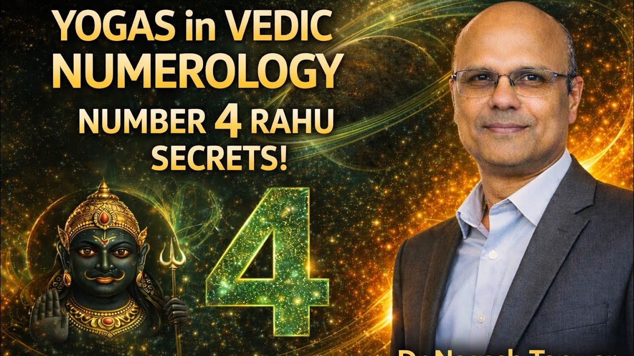Yogas in Vedic Numerology | नंबर चार राहु के अनसुने रहस्य को जाने।Rahu Secrets Revealed Decode No 01