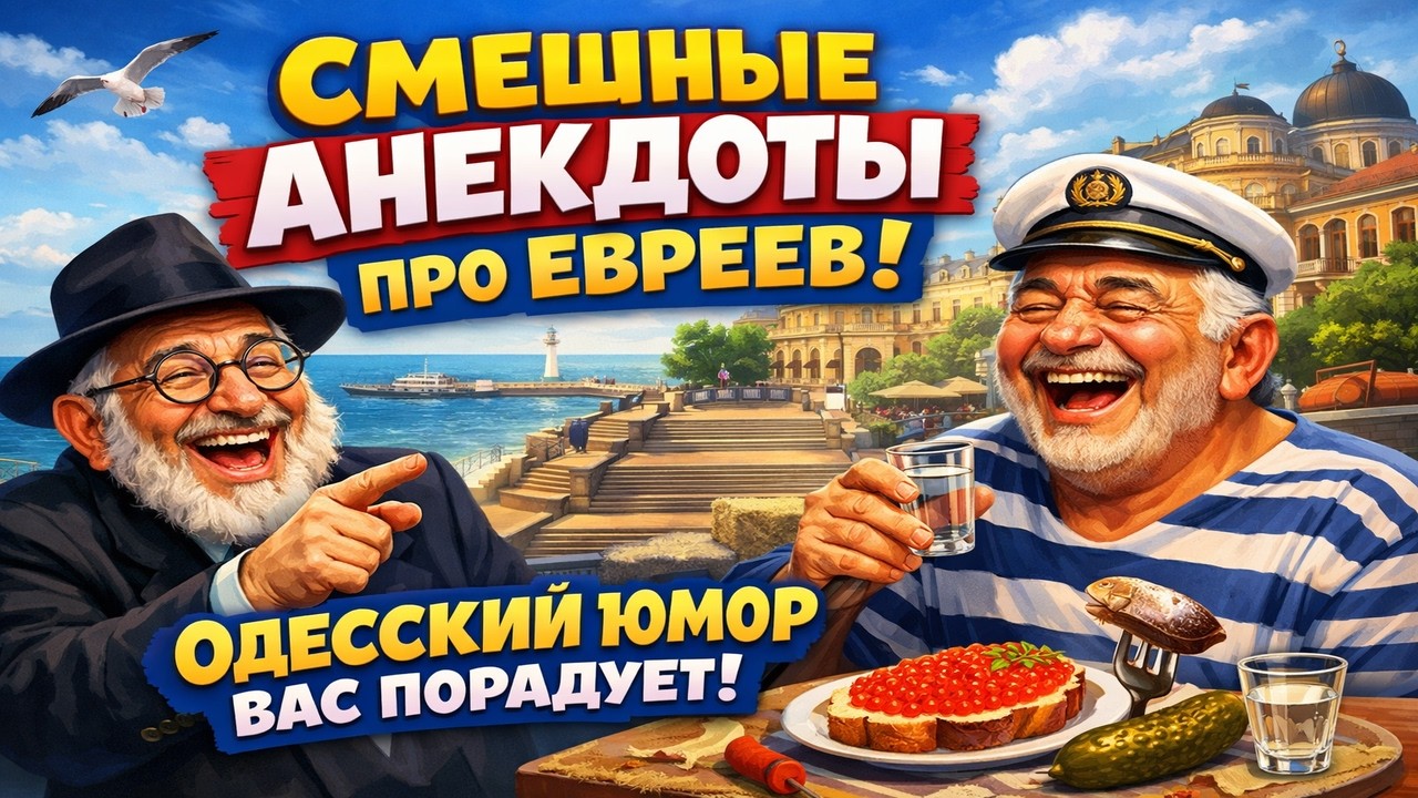 Смешные одесские анекдоты про евреев, от которых невозможно не смеяться