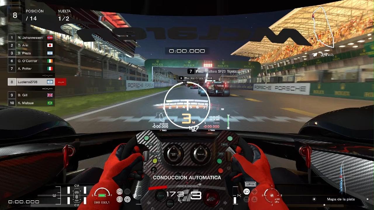 Una carrea de gran Turismo