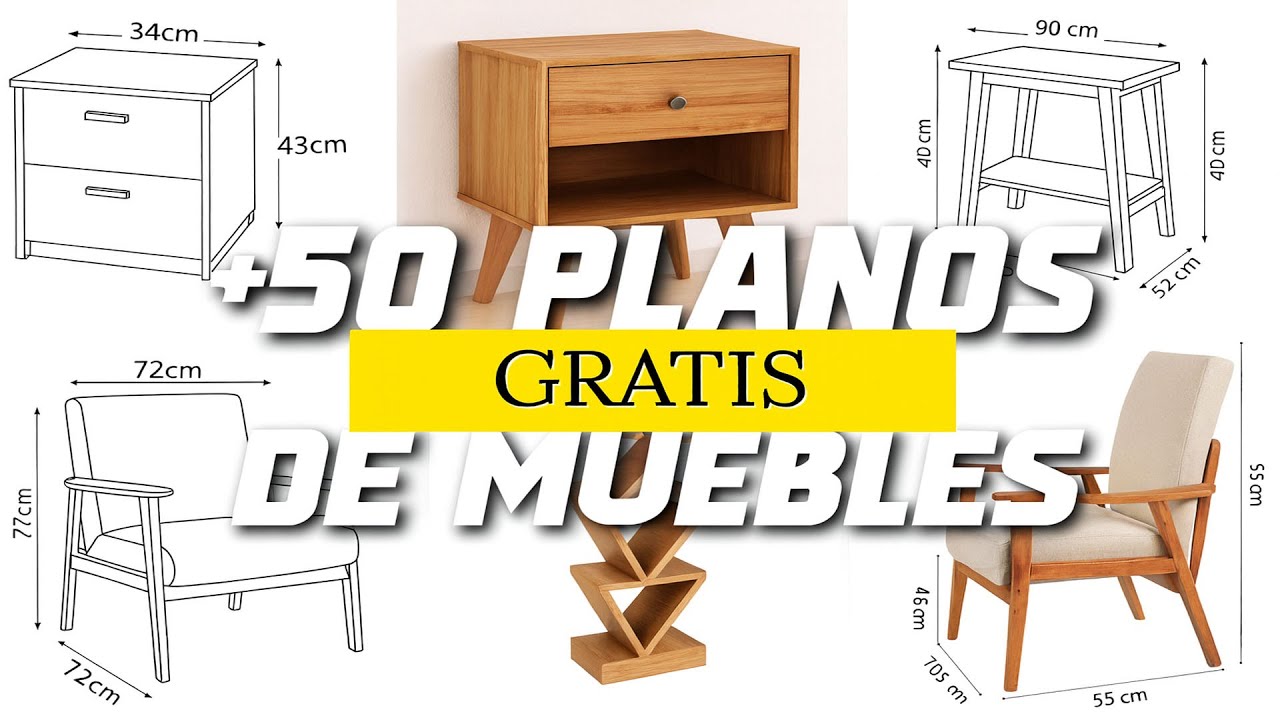 PLANOS MUEBLES GRATIS 2025 MUEBLES MODERNOS, FACILES, IDEAS
