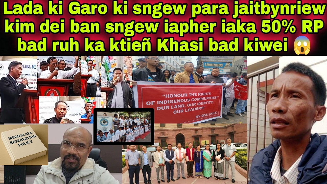 Lada ki Garo ki sngew para jaitbynriew kim dei ban sngew iapher iaka 50% RP bad ruh ka ktieñ Khasi 😱