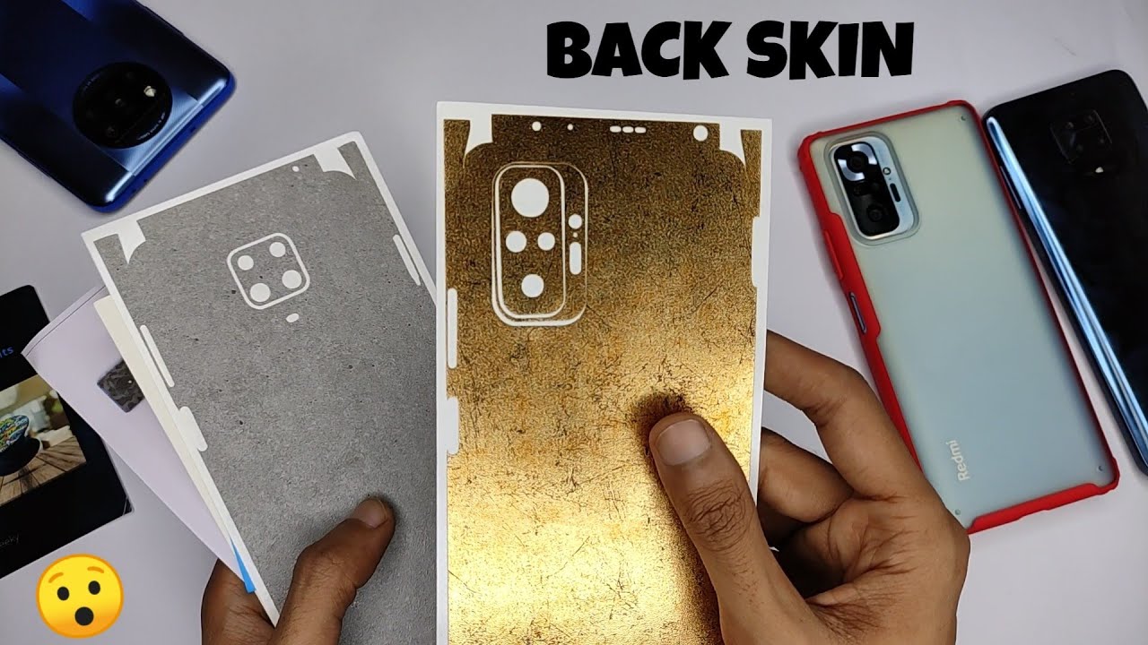 Best Back Skin Ft. Redmi Note 10 Pro/Pro Max , Redmi note 9 Pro & Realme 7 | Protect Your Device