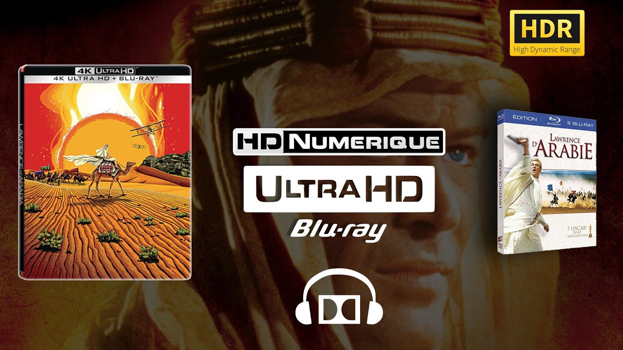 [HDR Required] Lawrence of Arabia (1962) : 4K Ultra HD vs Blu-ray Comparison [ATMOS Preview 🎧]
