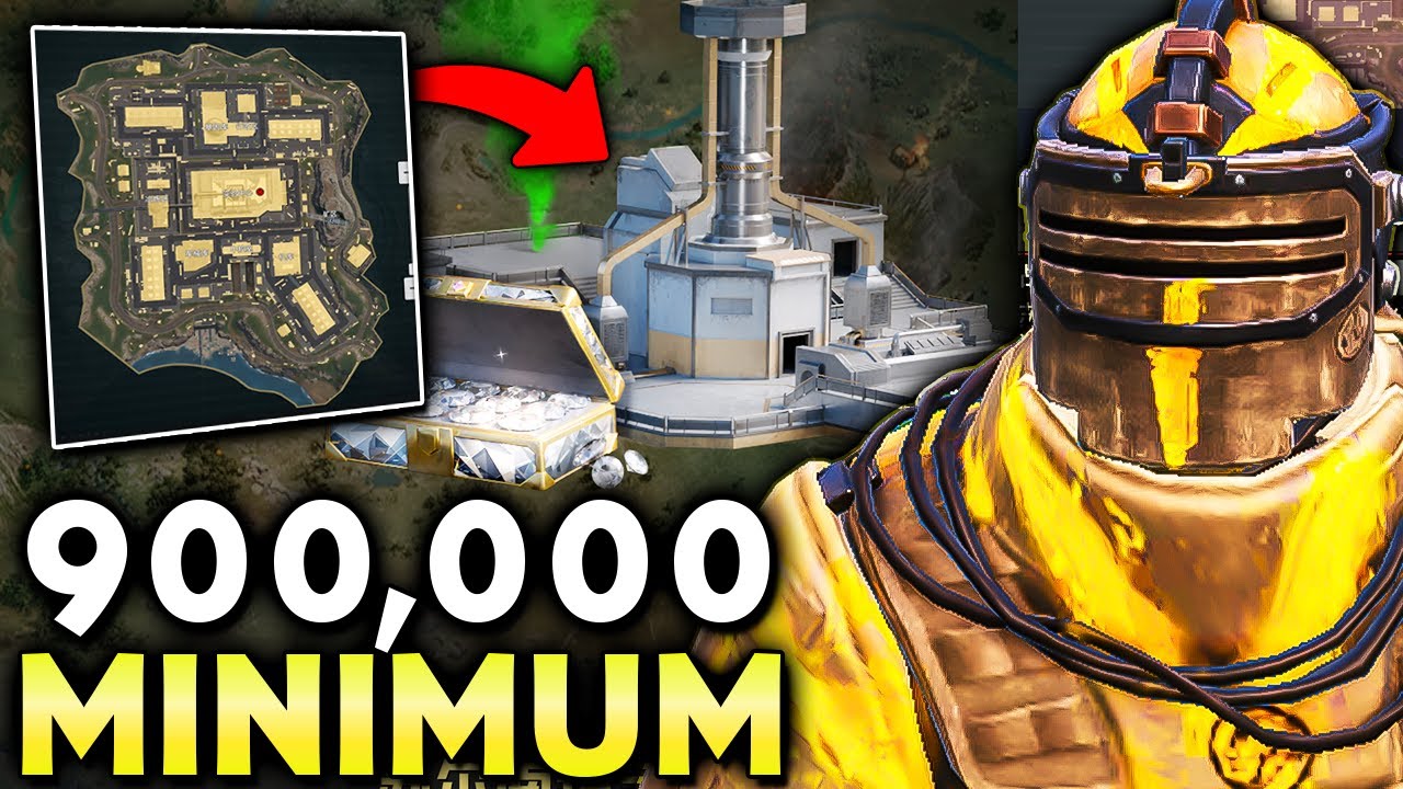На этой карте Metro Royale минимум 900К?!? | PUBG MOBILE (китайская версия)