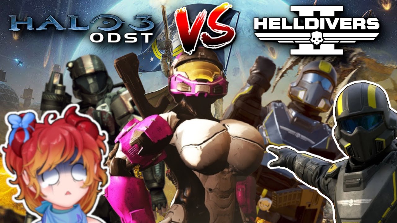 The Final Hope For Halo | ADHD Vtuber's First ODST vs HELLDIVER Reaction