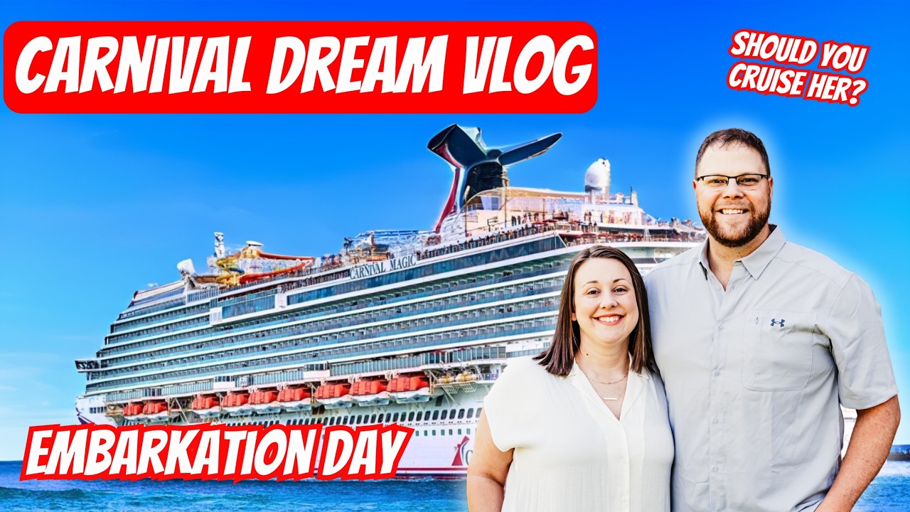 Carnival Vista Embarkation Day Vlog 🚢 | Sail Away Party, Steakhouse Dinner & First Day Fun