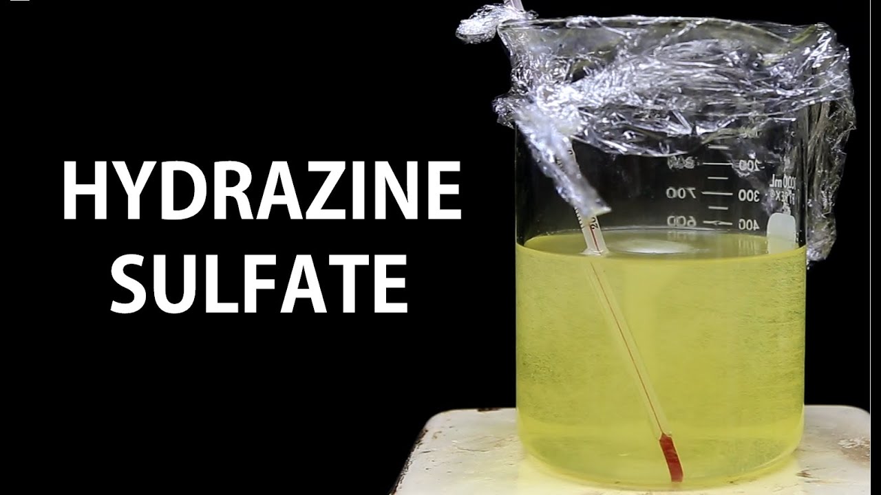 Making Hydrazine Sulfate from Urea and Bleach