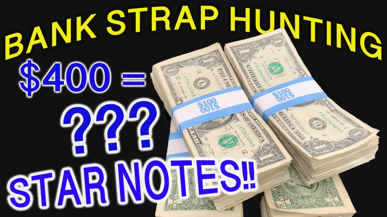 $400 Bank Strap Hunt – Star Notes & Fancy Serial Numbers on $1 Bills Found!