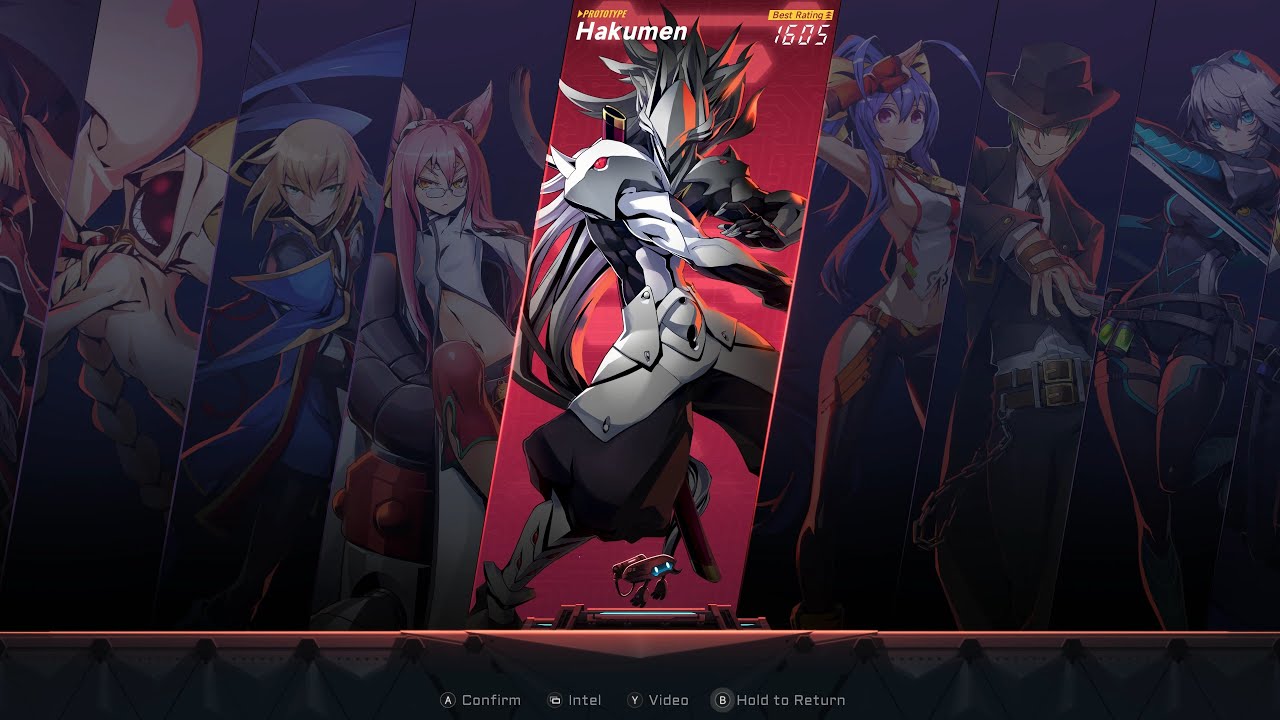 BlazBlue Entropy Effect - Hakumen Full Run (Advanced, Entropy 100)