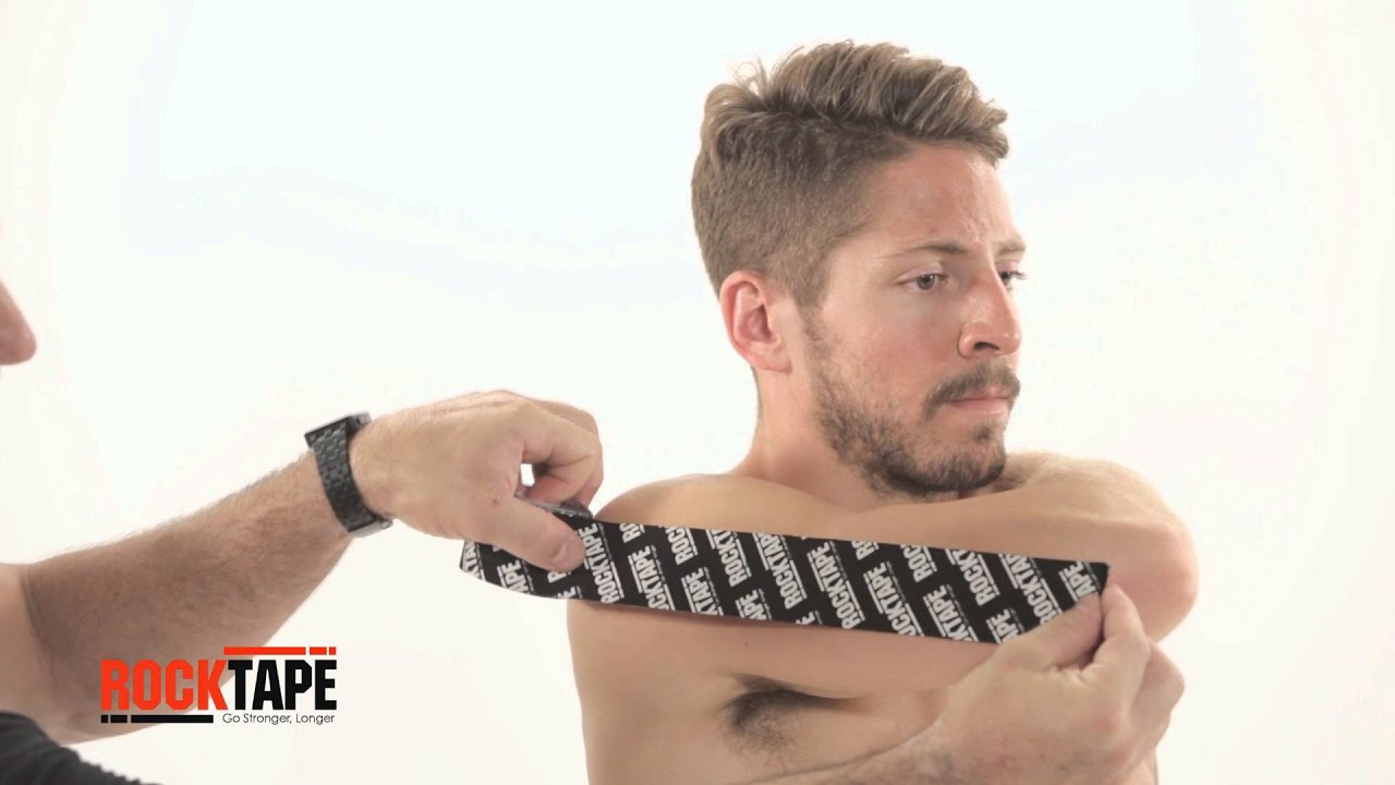 Тейпирование трицепса от RockTape