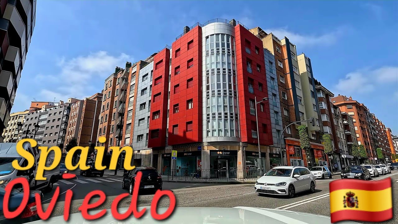 Oviedo Spain 🇪🇸 4K Drive