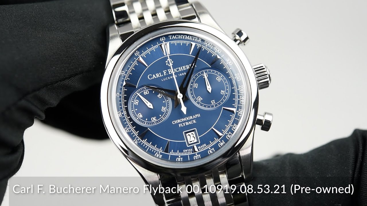 Carl F. Bucherer Manero Flyback 00.10919.08.53.21 (Pre-owned)