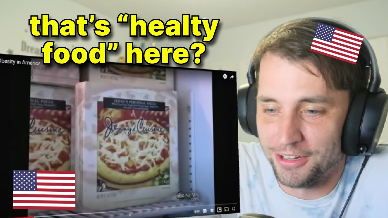 Американец реагирует на то, почему американцы толстые