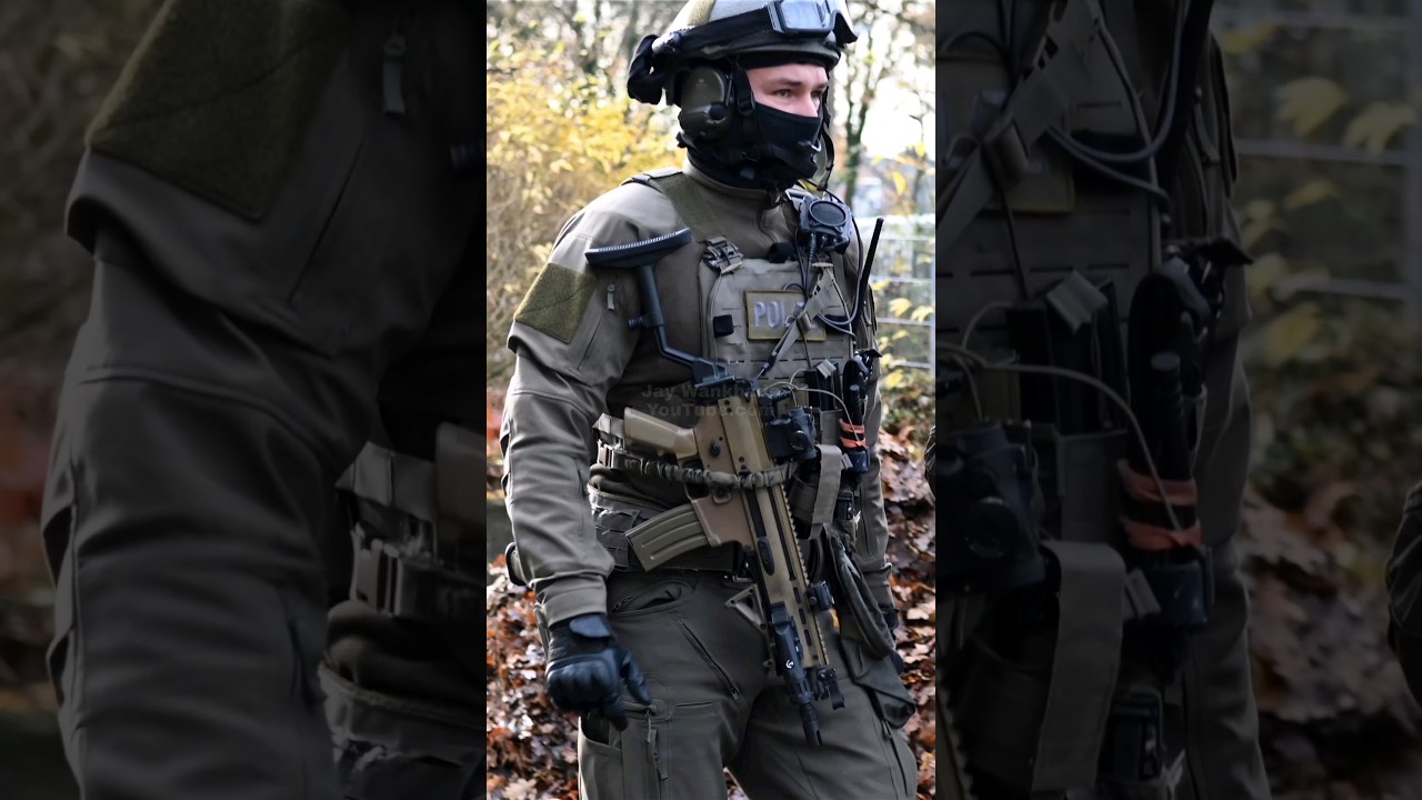 🇩🇪 German Police Commandos using 🇧🇪 Belgian FN SCAR Variants