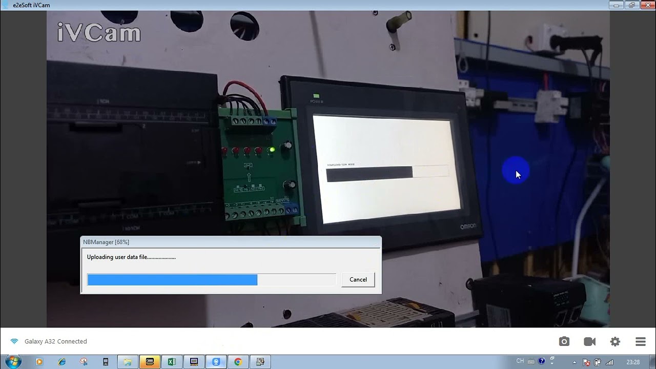 UPLOAD AND DOWNLOAD HMI NB OMRON DÙNG USB
