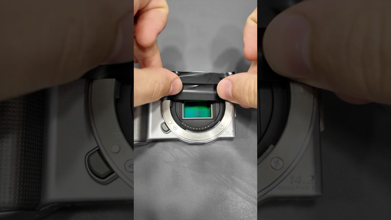 How to shoot with tape instead of a lens