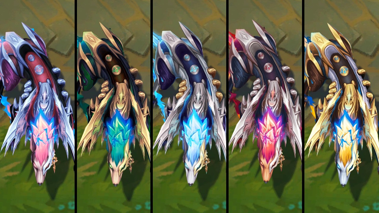 All Warhound Naafiri Chromas (League of Legends)
