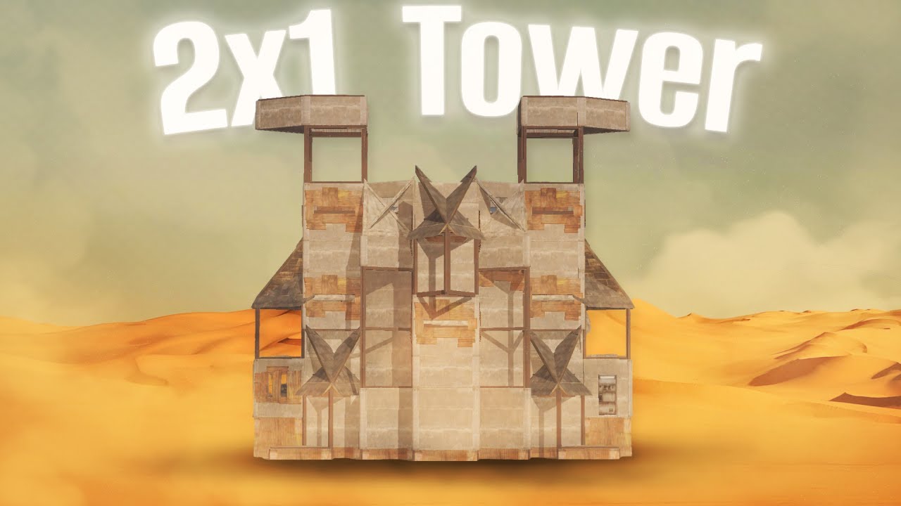 2x1 Tower | Snowball - Single TC | Rust 2024 Tutorial
