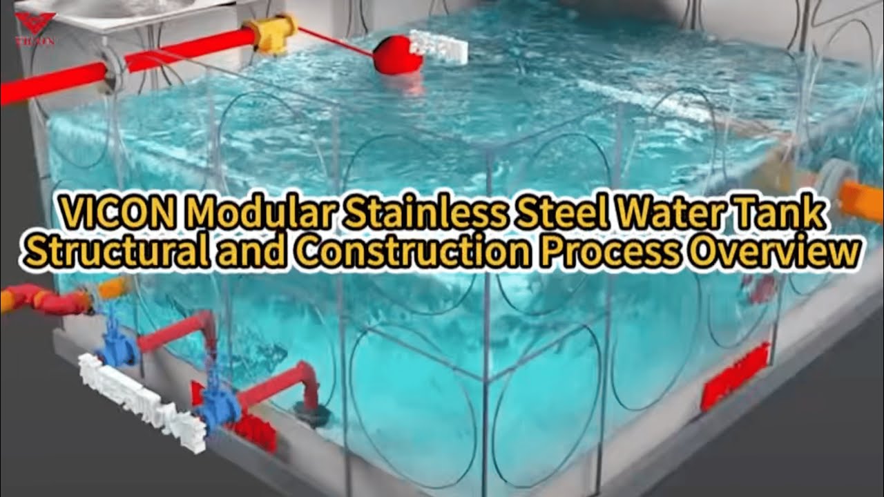 How VICON Builds Modular Stainless Steel Water Tanks | Wildfire & Home Protection System